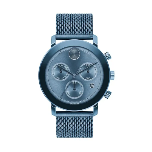 Evolution Men's Watch In Blue Ion-Plated Stainless Steel, 42Mm