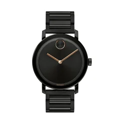Evolution Men's Watch In Black Ion-Plated Stainless Steel, 40Mm