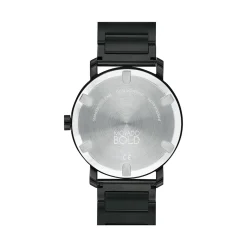 Evolution Men's Watch In Black Ion-Plated Stainless Steel, 40Mm