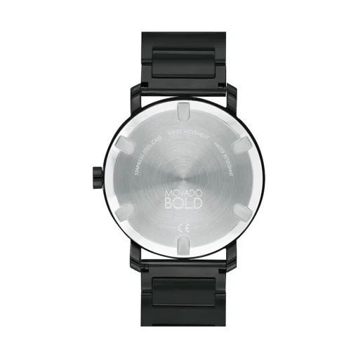 Evolution Men's Watch In Black Ion-Plated Stainless Steel, 40Mm