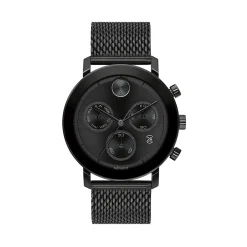 Evolution Mesh Men's Watch In Black Ion-Plated Stainless Steel, 42Mm