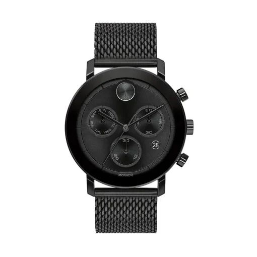 Evolution Mesh Men's Watch In Black Ion-Plated Stainless Steel, 42Mm