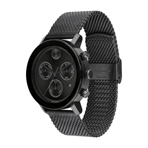 Evolution Mesh Men's Watch In Black Ion-Plated Stainless Steel, 42Mm