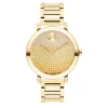 Evolution Women's Watch In Gold-Tone Ion-Plated Stainless Steel, 34Mm
