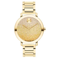 Evolution Women's Watch In Gold-Tone Ion-Plated Stainless Steel, 34Mm