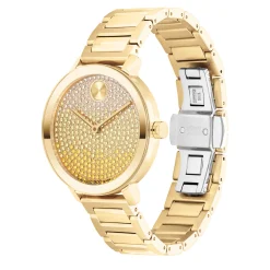Evolution Women's Watch In Gold-Tone Ion-Plated Stainless Steel, 34Mm
