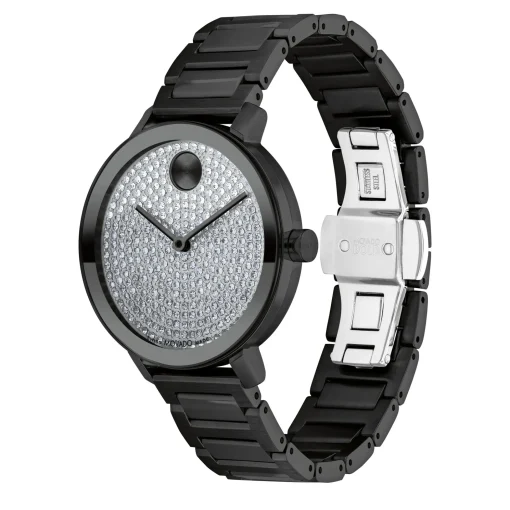 Evolution Women's Watch In Black Ion-Plated Stainless Steel, 34Mm