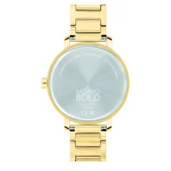 Evolution Women's Watch In Gold-Tone Ion-Plated Stainless Steel, 34Mm