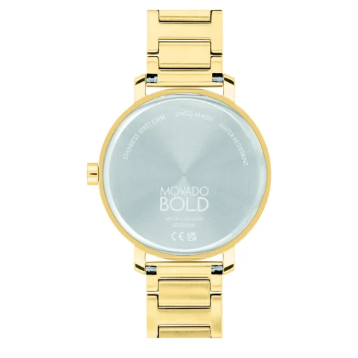 Evolution Women's Watch In Gold-Tone Ion-Plated Stainless Steel, 34Mm