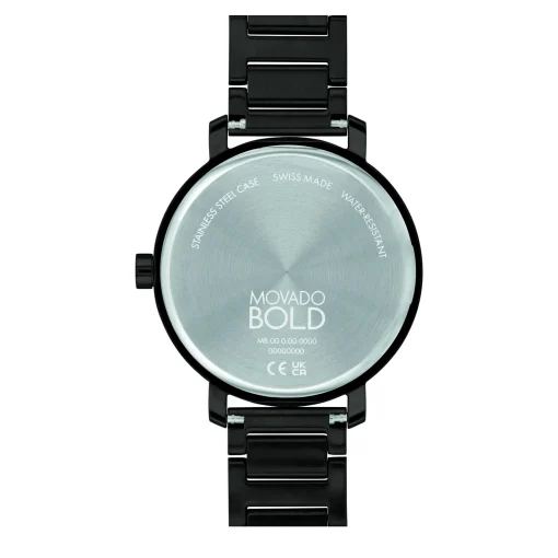 Evolution Women's Watch In Black Ion-Plated Stainless Steel, 34Mm
