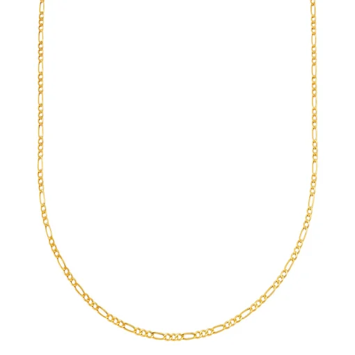 Figaro Link Chain In 14K Yellow Gold, 2.6Mm, 20"