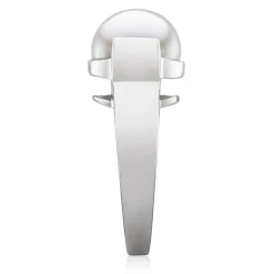 Freshwater Cultured Pearl Ring In Sterling Silver & 14K Yellow Gold