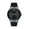 Fusion Black Men's Watch In Ice Blue Ion-Plated Stainless Steel, 42Mm