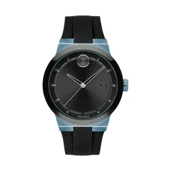 Fusion Black Men's Watch In Ice Blue Ion-Plated Stainless Steel, 42Mm