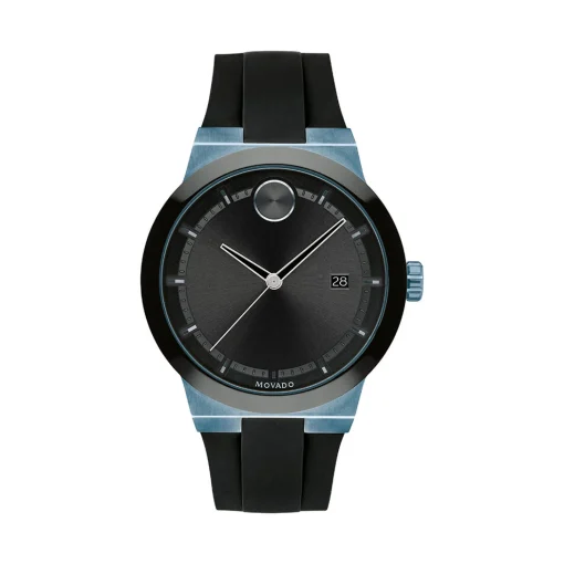 Fusion Black Men's Watch In Ice Blue Ion-Plated Stainless Steel, 42Mm