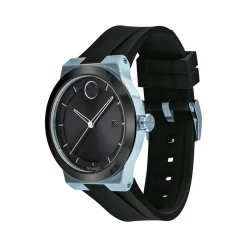 Fusion Black Men's Watch In Ice Blue Ion-Plated Stainless Steel, 42Mm