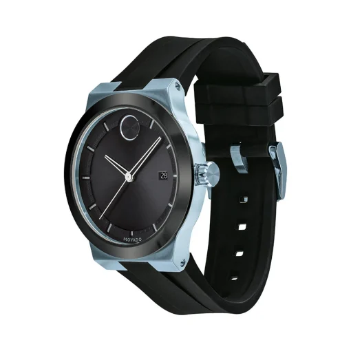 Fusion Black Men's Watch In Ice Blue Ion-Plated Stainless Steel, 42Mm