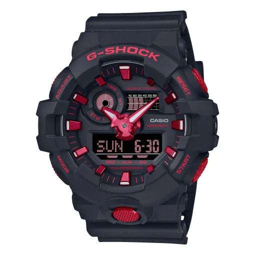 Ga-700 Men's Watch In Black Resin