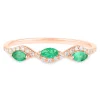 Gemstone And Diamond Accent Ring In 14K Gold