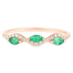 Gemstone And Diamond Accent Ring In 14K Gold