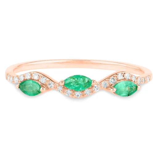 Gemstone And Diamond Accent Ring In 14K Gold