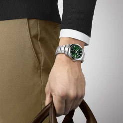 Gentleman Powermatic 80 Silicum Men's Watch In Stainless Steel