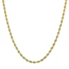 Glitter Rope Chain In 14K Yellow Gold, 18"