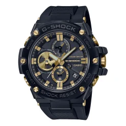 G-Steel Men's Watch In Black &Yellow Gold-Tone