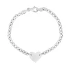 Heart Bracelet In Sterling Silver