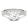 Hearts & Arrows Moissanite Ring In 14K White Gold (1 3/4 Ct. Tw.)