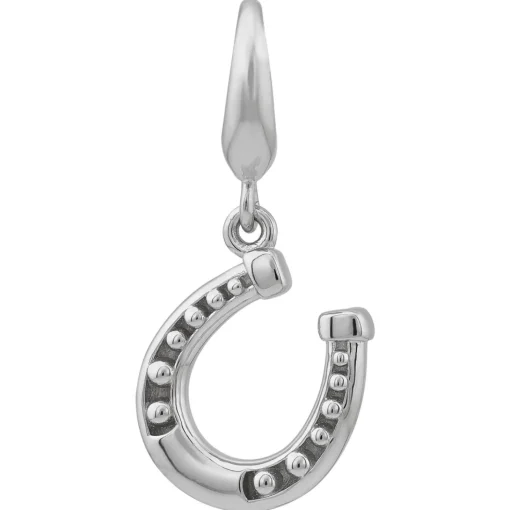 Horseshoe Charm In Sterling Silver