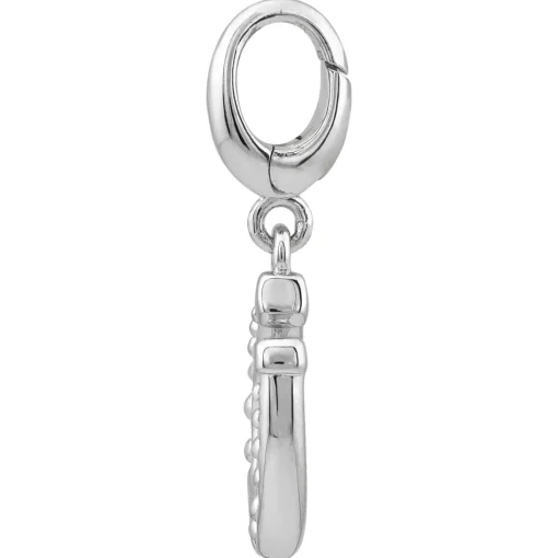 Horseshoe Charm In Sterling Silver