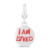 I Am Loved Charm In Sterling Silver