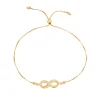 Infinity Bolo Bracelet In 14K Yellow Gold