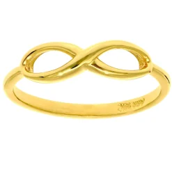 Infinity Stacking Ring In 14K Yellow Gold