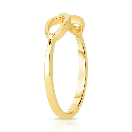 Infinity Stacking Ring In 14K Yellow Gold
