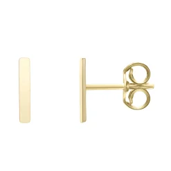 Initial Stud Earrings Letter In