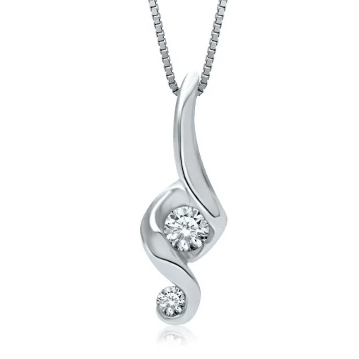 Juno Lucina® Diamond Pendant In (1/10 Ct. Tw.)