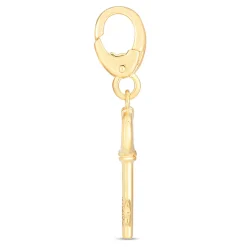 Key Charm In 10K Yellow Gold