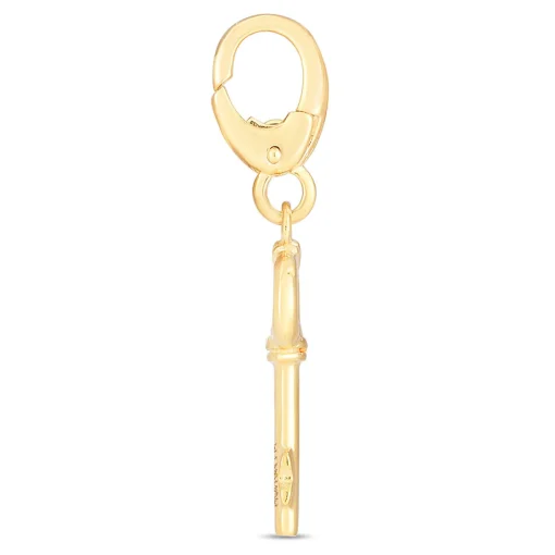 Key Charm In 10K Yellow Gold