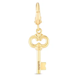 Key Charm In 10K Yellow Gold