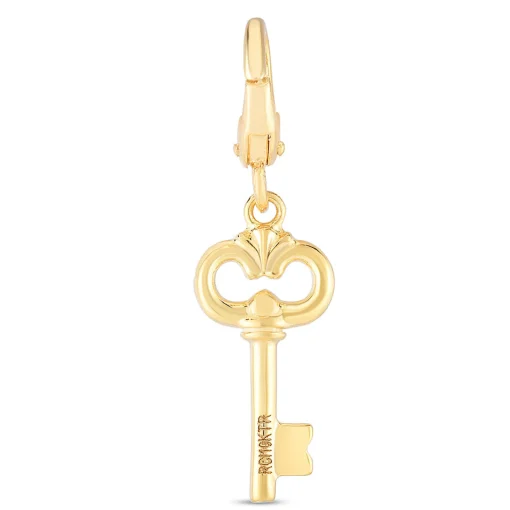 Key Charm In 10K Yellow Gold