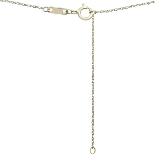 Knot Trefoil Pendant In 10K Yellow Gold (1/10 Ct. Tw.)