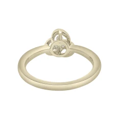 Knot Trefoil Ring In 10K Yellow Gold (1/10 Ct. Tw.)