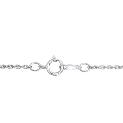 Lab Created Alexandrite & White Sapphire Pendant In Sterling Silver
