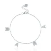 Lab Created White Sapphire Mama Bracelet In Sterling Silver