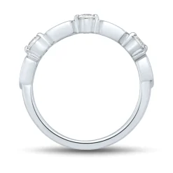 Lab Grown Diamond Band In 14K White Gold (3/8 Ct. Tw.)