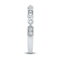 Lab Grown Diamond Band In 14K White Gold (3/8 Ct. Tw.)