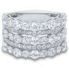 Lab Grown Diamond Five-Row Band In 14K White Gold (2 1/2 Ct. Tw.)