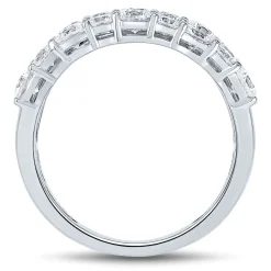 Lab Grown Diamond Five-Row Band In 14K White Gold (2 1/2 Ct. Tw.)